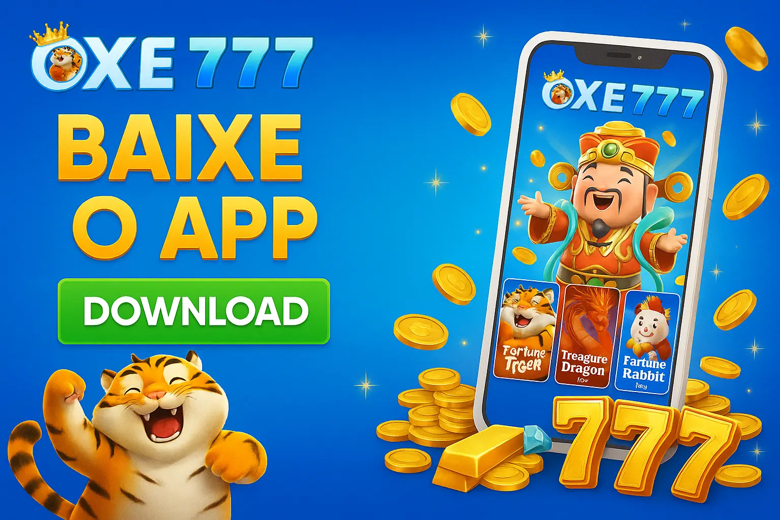 Baixar o OXE777 Cassino App
