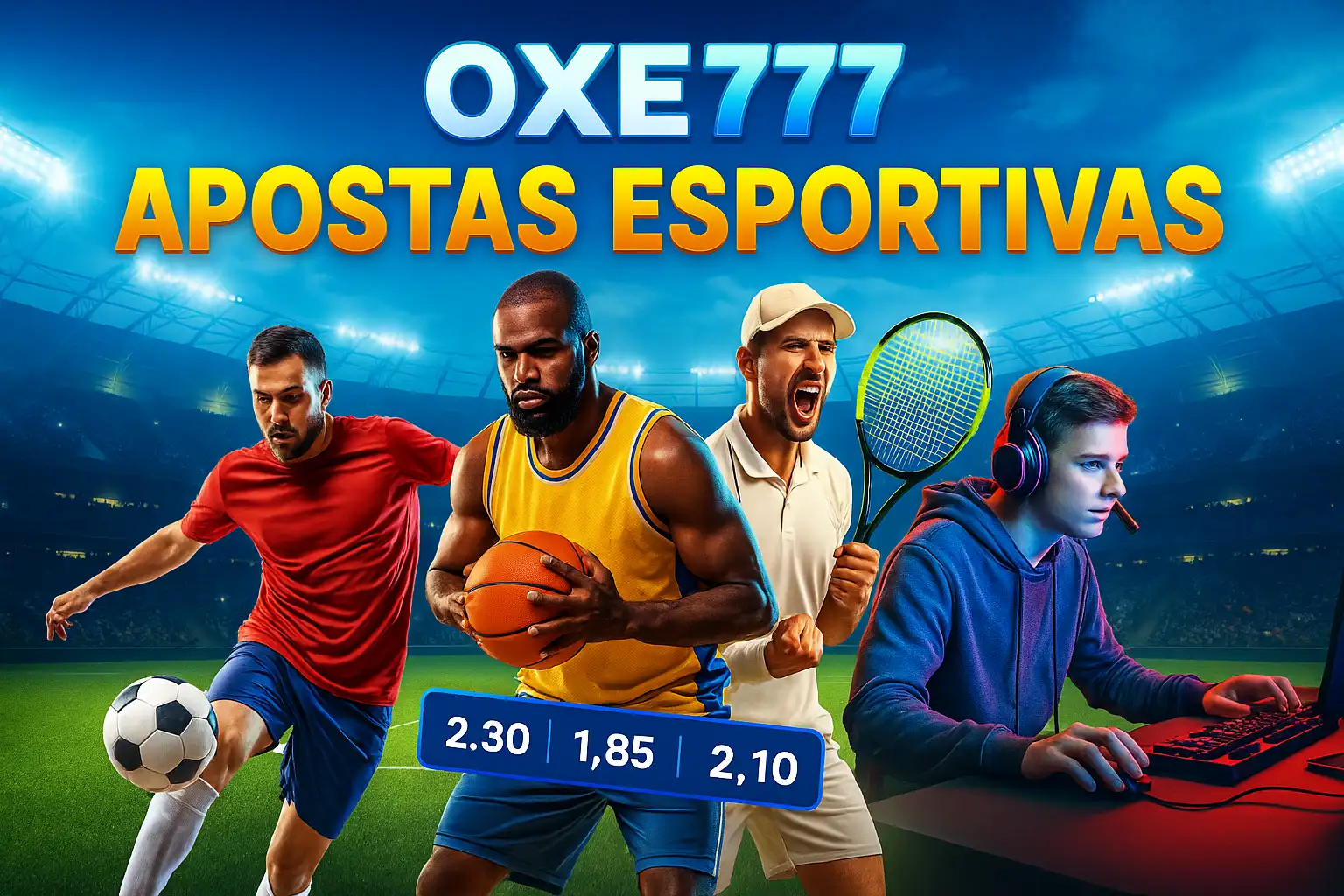Aposte em apostas esportivas no cassino online OXE777