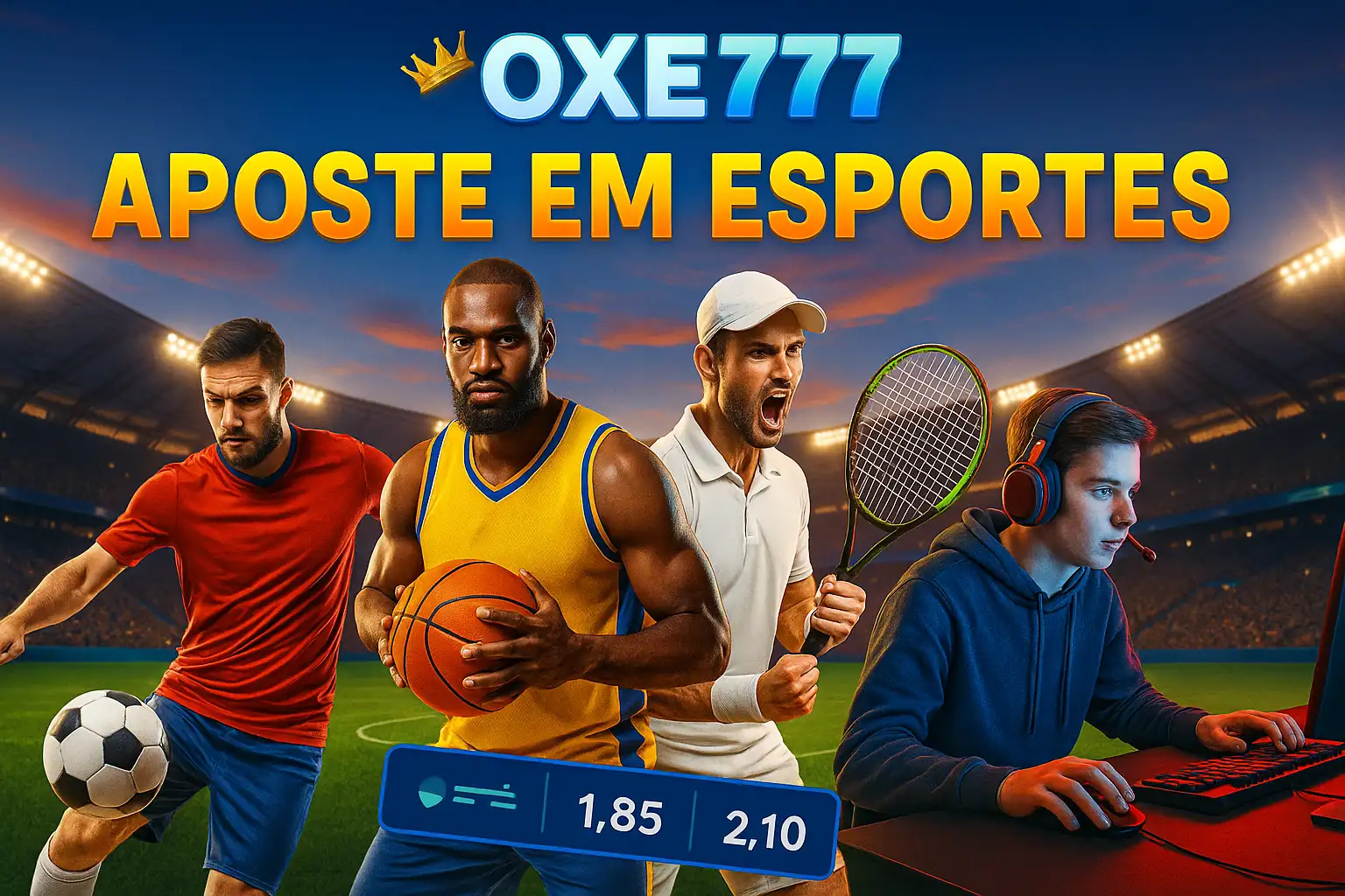 Apostas esportivas no cassino online OXE777