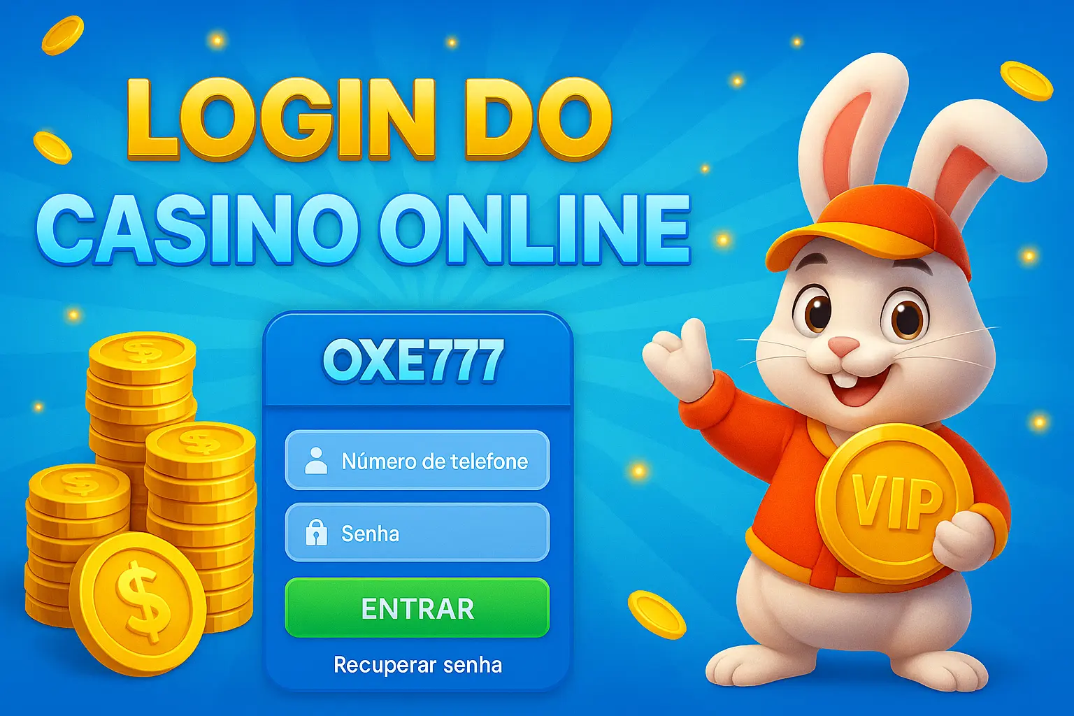 Não Perca tempo, o rRgistro na site OXE777